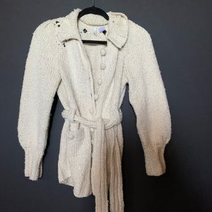Vintage Veena alpacawool/cotton blend cardigan